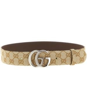 Gucci 'Marmont' Belt - Natural