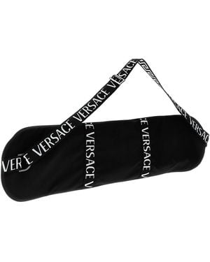 Versace Skateboard 'Skateboard Con Sacca Logo Allover' - Nero