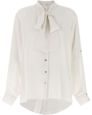 DI.LA3 PARI' 'bonton' Shirt - White