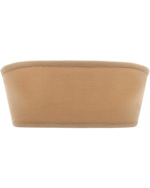 Maison Margiela 'four Stitches' Bra - Natural