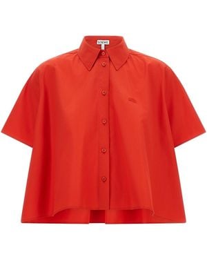 Loewe Trapeze Shirt - Red