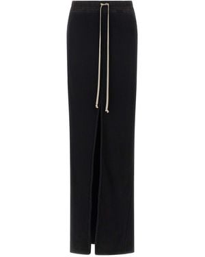 Rick Owens Skirt 'Phleg Pillar' - Blue