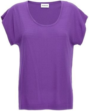 P.A.R.O.S.H. 'roux' T-shirt - Purple