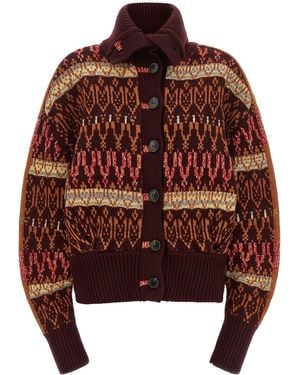 Dries Van Noten 'teda' Cardigan - Red