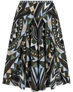 PUCCI 'manuba' Print Trousers - Black