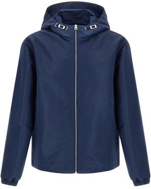 Givenchy ' Paris' Anorak - Blue
