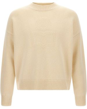Isabel Marant Pullover 'Jade' Aus Merinowolle - Natur