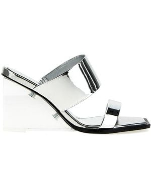 McQueen 'Mirror' Sandals - White