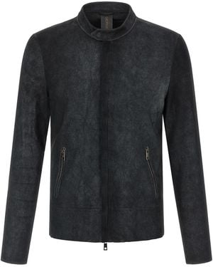 Giorgio Brato Stretch Biker Jacket - Black