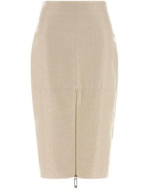 Elisabetta Franchi Gonna Longuette - Neutro