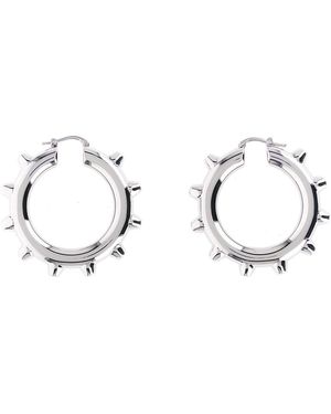 Jil Sander Ohrringe '731' - Weiß