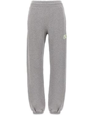 Off-White c/o Virgil Abloh Jogging ricamo 'Ow' - Grigio
