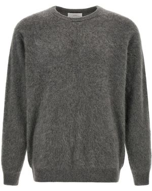 Ssstein Shaggy Cashmere Jumper - Grey