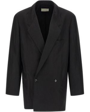 Lemaire 'soft Db' Blazer - Black