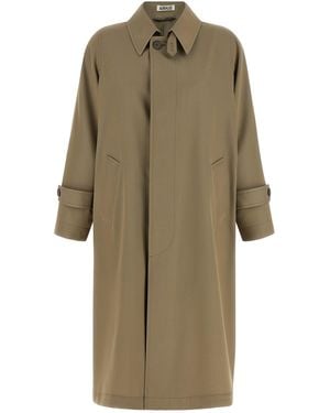 AURALEE Trench Gabardine - Natural
