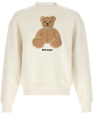 Palm Angels 'bear' Sweatshirt - White