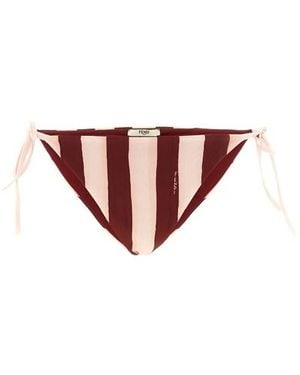 Fendi Slip Bikini Reversibile 'Pequin' - Multicolore