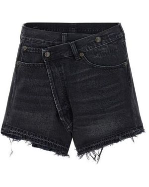 R13 Short 'Cross Over' - Blu