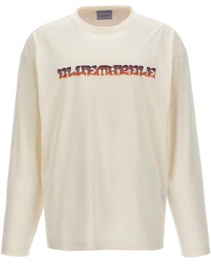 Bluemarble 'trippy Leaves' T-shirt - White