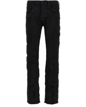 Purple 'resin Flare' Jeans - Black