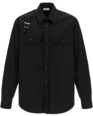 McQueen 'harness Utility' Shirt - Black