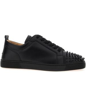 Christian Louboutin 'Louis Junior Spikes Flat' Trainers - Black