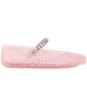 Jimmy Choo 'the Jelly' Ballet Flats - Pink