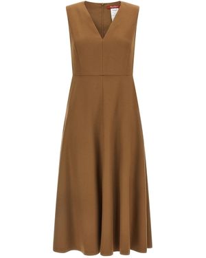 Max Mara Kleid "Curva" - Braun