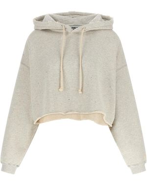 Golden Goose Crystal Hoodie - Natural