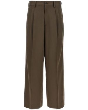 Ssstein 'easy Long Wide' Trousers - Green