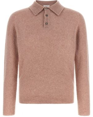 Roberto Collina Polo Aus Kaschmir Und Seide - Pink
