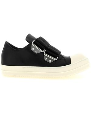Rick Owens 'strap Low Sneaks' Trainers - Black