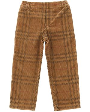 Burberry 'titan Cord' Trousers - Brown