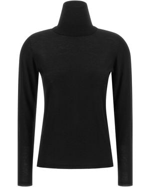 Max Mara Pullover Mit Stehkragen "Saluto" - Schwarz