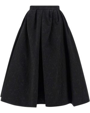 Carolina Herrera 'full' Skirt - Black