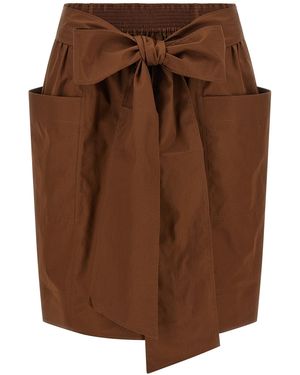 Chloé Sheath Skirt - Brown