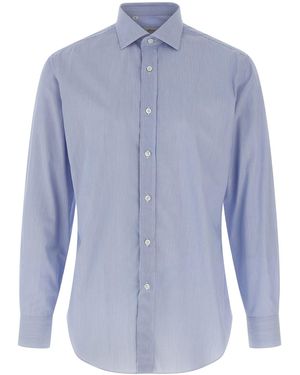 Brioni 'trevi Mark' Shirt - Blue