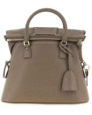 Maison Margiela Borsa A Spalla '5Ac Classique' Mini - Marrone
