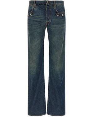 Gucci 'morsetto' Jeans - Blue
