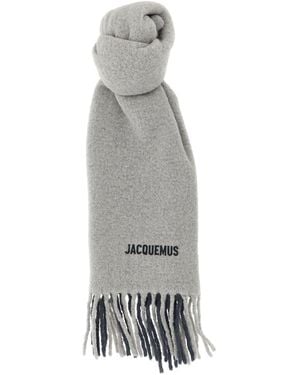 Jacquemus Scarf 'L'Echarpe Moisson' - Grey