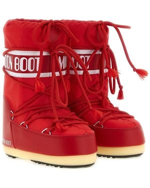 Moon Boot The 'Icon' Snow Boot - Red