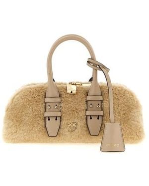 Pinko Borsa A Mano 'Bowling Bag' - Neutro