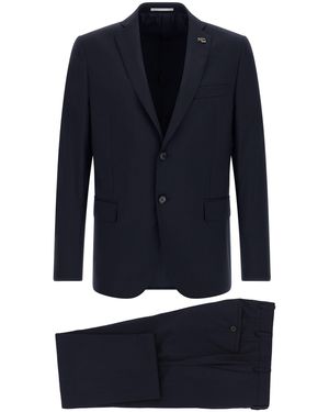 Pal Zileri Wool Dress - Blue