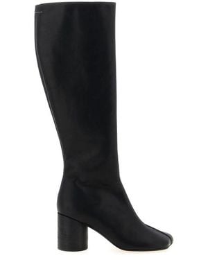 MM6 by Maison Martin Margiela Stivale 'Anatomic Stitch' - Nero