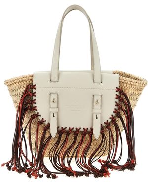 CUBA LAB X Sanpa 'tropicana' Shopping Bag - White