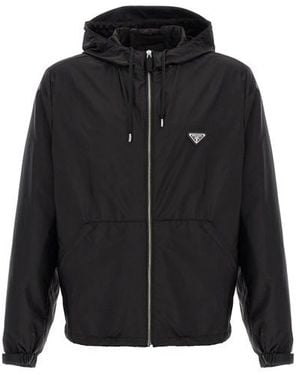 Prada Giacca Re-Nylon - Nero