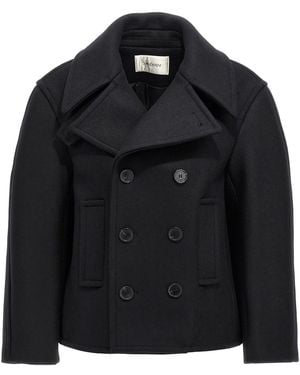 Saint Laurent Coats - Black