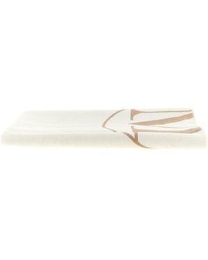 Maison Michel 'Aida' Fouta Beach Towel - White