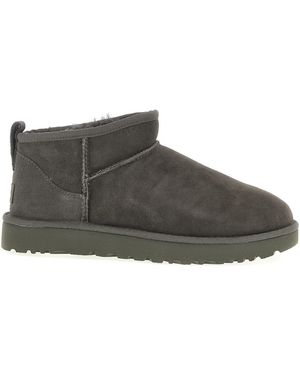 UGG 'classic Ultra Mini' Ankle Boots - Grey