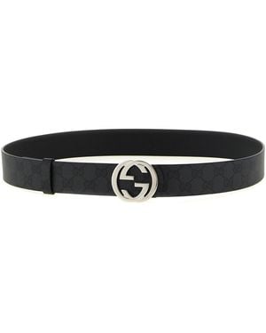 Gucci Reversible Interlocking G Belt - Black